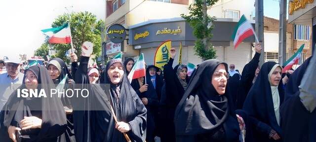 راهپیمایی جمعه خشم و نصر در ارومیه