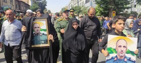 پیکر شهید نارنجی تشییع شد