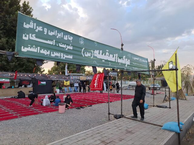 خدمات‌رسانی مواکب خوی به بیش از ۲۰هزار زوار اباعبدالله