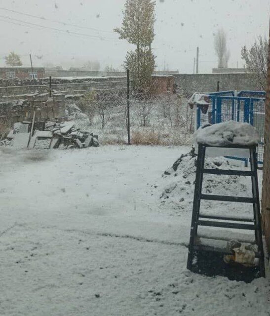 برف ارتفاعات آذربایجان غربی را سفیدپوش کرد