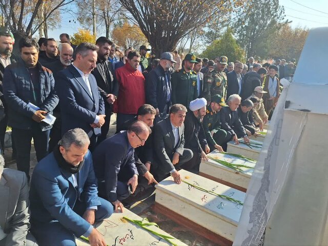 خوی میزبان شهید گمنام شد