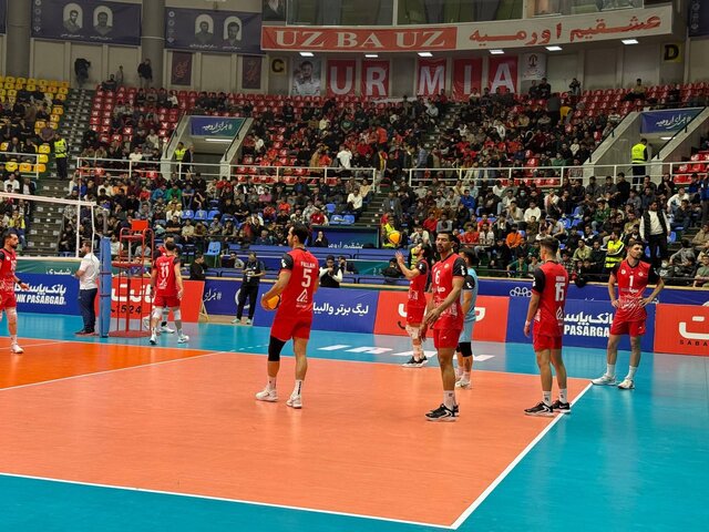 برد مقتدرانه والیبال شهرداری ارومیه مقابل پاس گرگان