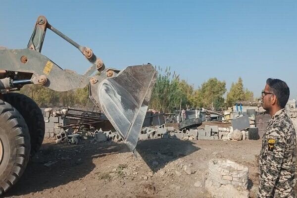 رفع تصرف ۷۴ هزار مترمربع اراضی ملی در مهاباد