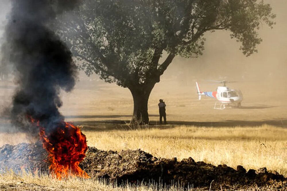 اطفای حریق ۲۲۶ هکتار از مناطق تحت مدیریت محیط زیست آذربایجان غربی