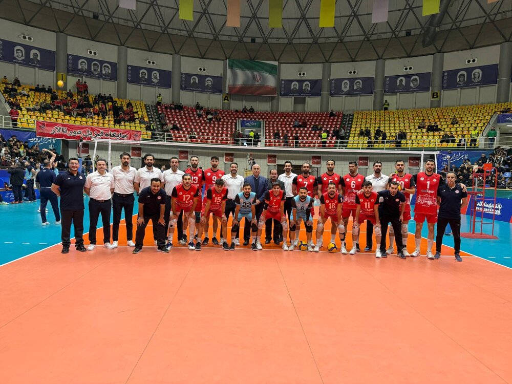 پیروزی قاطع والیبال شهرداری ارومیه مقابل میهمان خود