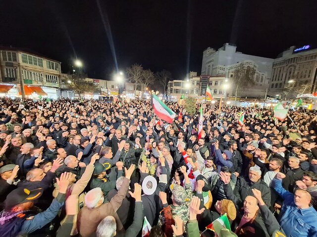 خوی یکپارچه شور و خروش و غیرت شد