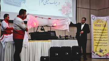 رونمایی از پهپادهای پیشرفته امدادی هلال‌احمر آذربایجان غربی