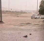 بروز سیلاب در مناطق روستایی سلماس بر اثر بارش‌های متوالی