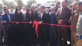 افتتاح یک طرح کشاورزی در شهرستان بوئین‌زهرا