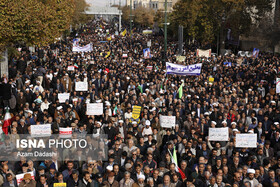 راهپیمایی حمایت از اقتدار ملی در قزوین برگزار شد + عکس