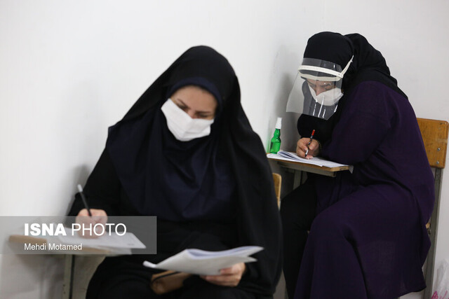 اولین آزمون استخدامی بعد از کرونا در قزوین برگزار شد