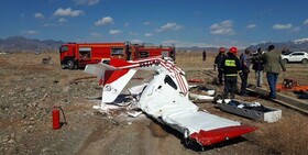 توضیحات مدیرکل بحران قزوین در مورد سقوط هواپیمای آموزشی در حوالی آبیک