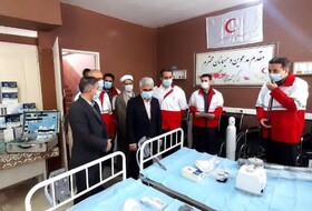 بانک امانات تجهیزات پزشکی شهرستان البرز افتتاح شد