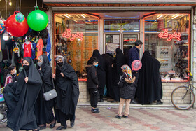 خیابان امام (ره) قزوین در آستانه عید نوروز