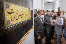 برگزاری دو سالانه خوشنویسی با حضور وزیر ارشاد در قزوین 9