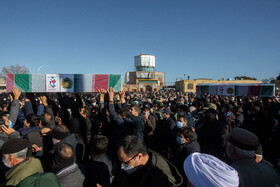 تشییع پیکر شهدای گمنام دفاع مقدس در قزوین