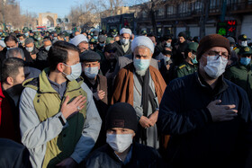 تشییع پیکر شهدای گمنام دفاع مقدس در قزوین