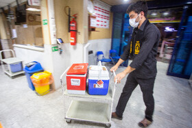 نذر خون در سومین شب قدر - قزوین