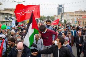 راهپیمایی روز قدس در قزوین