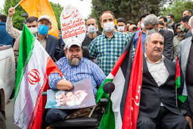 راهپیمایی روز قدس در قزوین