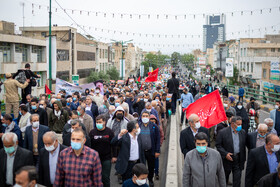 راهپیمایی روز قدس در قزوین