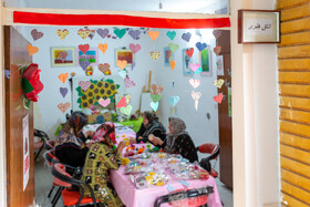  اتاق فعالیت های هنری در مرکز روزانه نگهداری از سالمندان «آرام» قزوین 