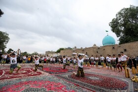 برگزاری آئین «پنجاه به‌در» دردولتخانه صفوی قزوین