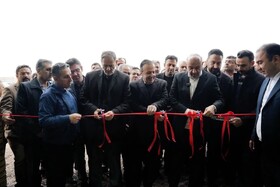 افتتاح تصفیه‌خانه شرکت فولادی و بازدید وزیر کار از خوشه کفش در دانسفهان