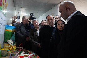 بازدید وزیر کار از مرکز توانبخشی شهید رجایی تاکستان