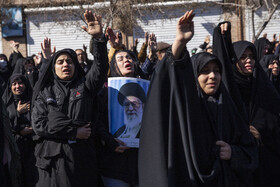 تجمع سوگواران رهبر شهید انقلاب در قزوین