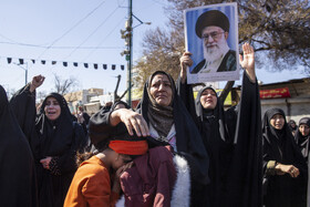تجمع سوگواران رهبر شهید انقلاب در قزوین