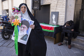 تجمع سوگواران رهبر شهید انقلاب در قزوین