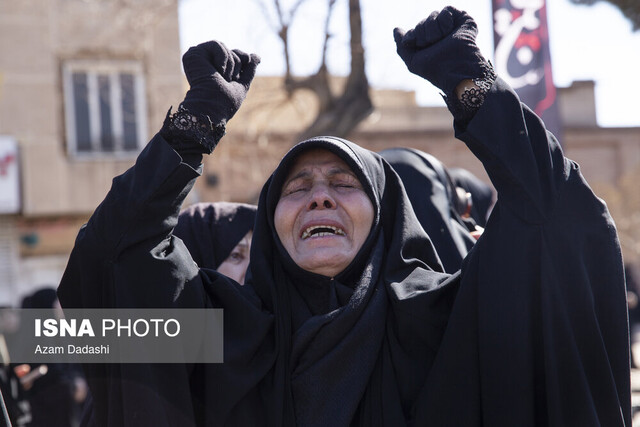 تجمع سوگواران رهبر شهید انقلاب در قزوین