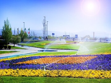 ۱۷ هکتار گل‌کاری فصلی، هدیه ۵ سال خدمتِ شهرداری به شهروندان قزوین