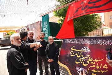 بازدید معاون استاندار قزوین از موکب‌های «آقای شهید ایران»