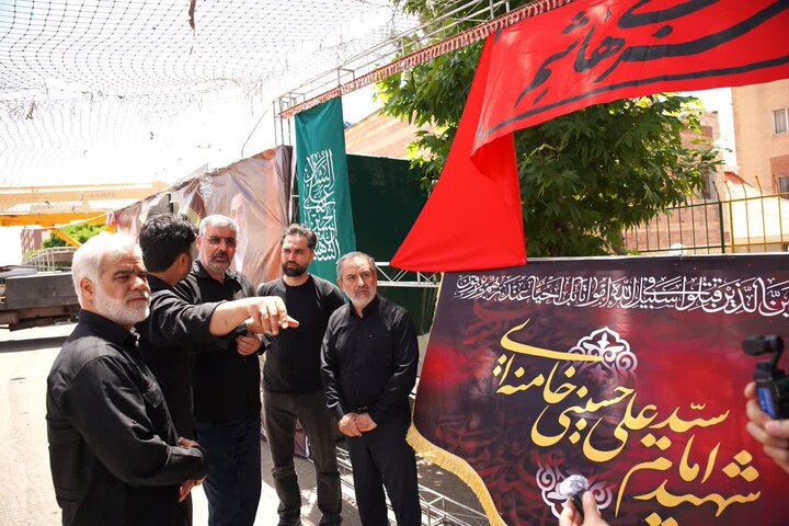 بازدید معاون استاندار قزوین از موکب‌های «آقای شهید ایران»
