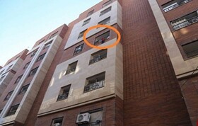 نجات جان کودک در حال سقوط از طبقه پنجم