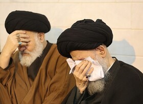 مراسم گرامیداشت یاد سردار سلیمانی در دفتر آیت الله علوی گرگانی


