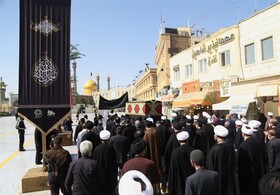 پیکر آیت الله رجایی در قم تشییع شد