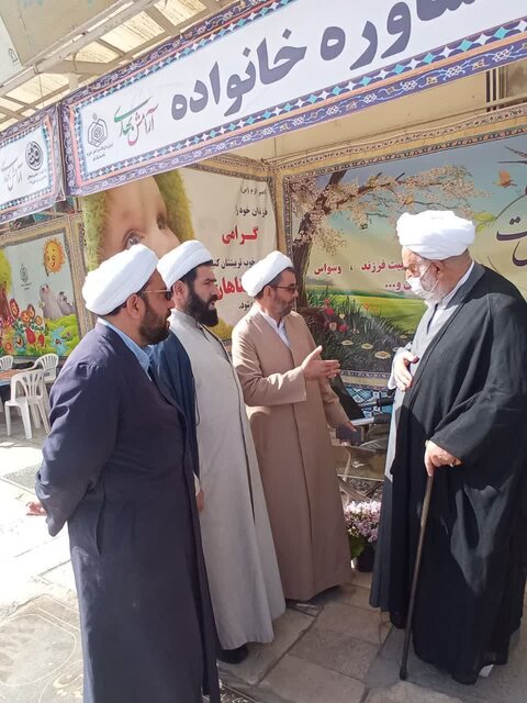 بازدید بیش از ۵۰ هزار نفر از خیمه معرفت مزار مقدس شیخان