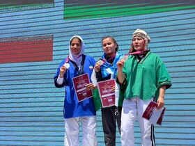بانوی آلیش‌کار قم طلایی شد