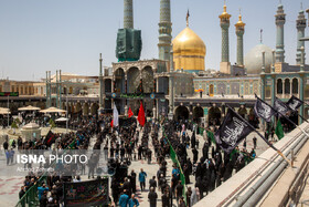 قم در روز عاشورا سراسر اشک و ماتم شد