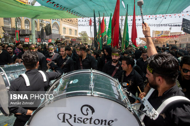 قم در روز عاشورا سراسر اشک و ماتم شد