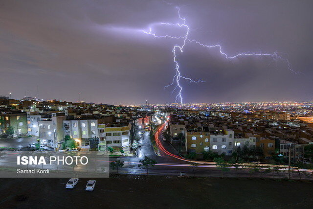 عکس تزئینی است پیشبینی بارشهای رگباری و رعد و برق در زنجان