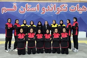 اعزام دختران تکواندوکار قم به المپیاد استعدادهای برتر