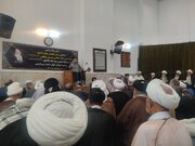 مراسم بزرگداشت ارتحال آیت‌الله العظمی شبیری زنجانی در دفتر آیت الله نوری همدانی برگزار شد