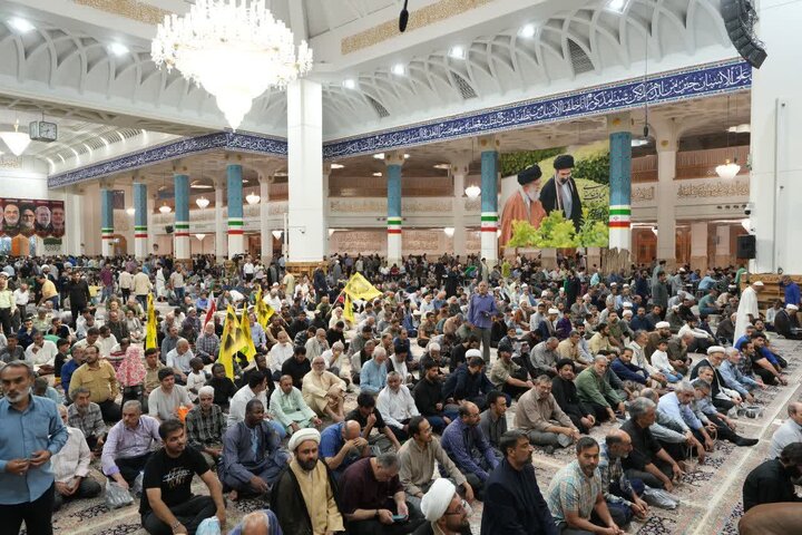 مراسم سالگرد شهادت سید حسن نصرالله در قم برگزار شد