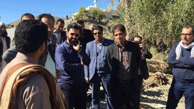 وزیر ارتباطات از نقاط آسیب دیده بازدید کرد