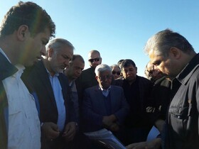 بازدید سرپرست وزارت جهادکشاورزی از پروژه انتقال آب به اراضی دشت سیستان + فیلم