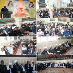 چهلم شهید حاج قاسم سلیمانی و شهدای جبهه مقاومت در زابل برگزار شد